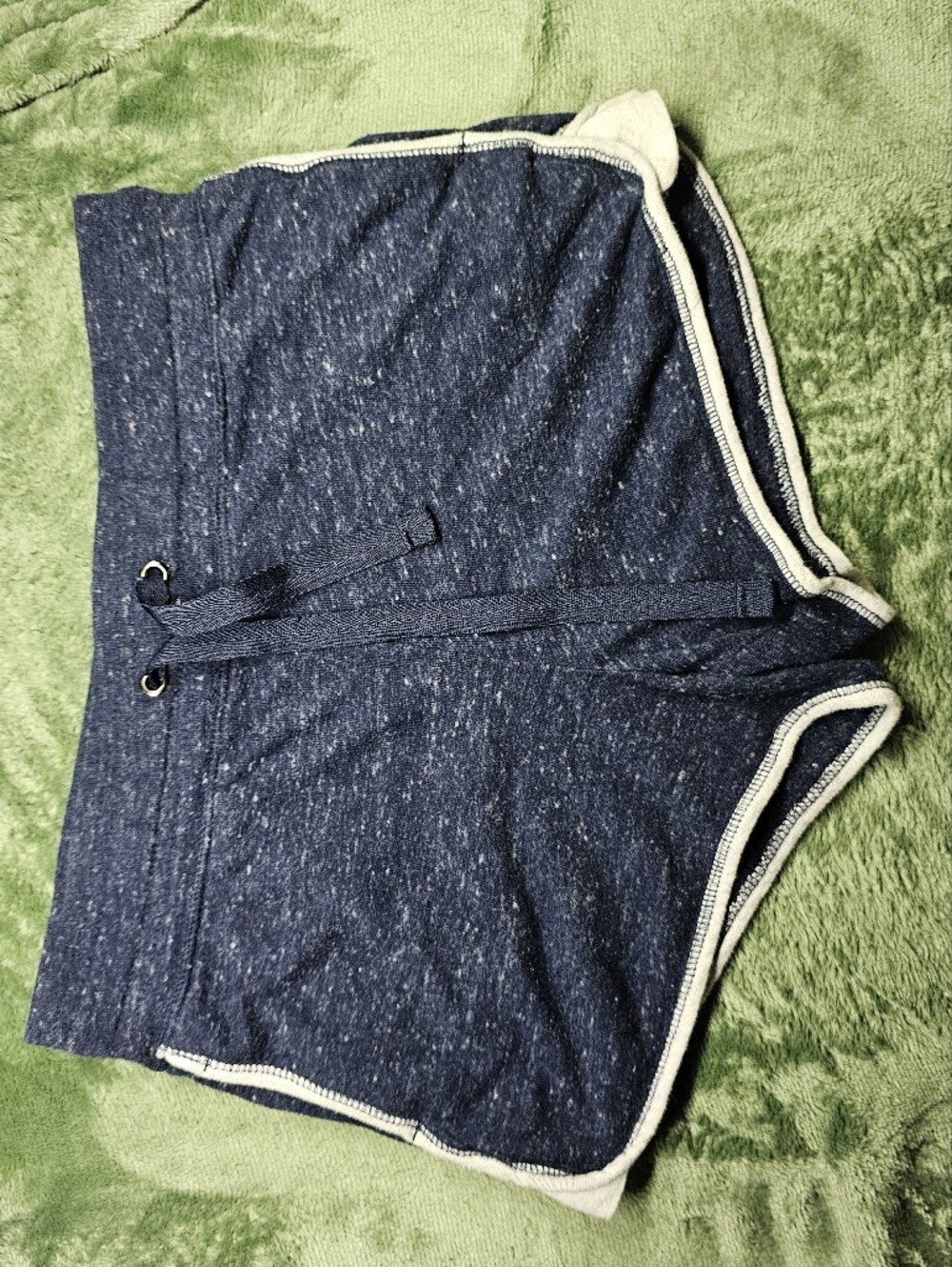 Women's Dolphin Hem Active Knit Shorts with Drawstring & Pockets Runner's Size S